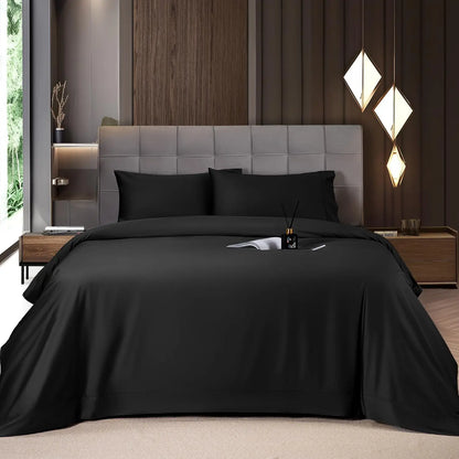 Bamboo Sheets Set 6 Pc,Cooling Breathable & Hotel Luxury Super Silky Soft, 16'' Deep Pocket.