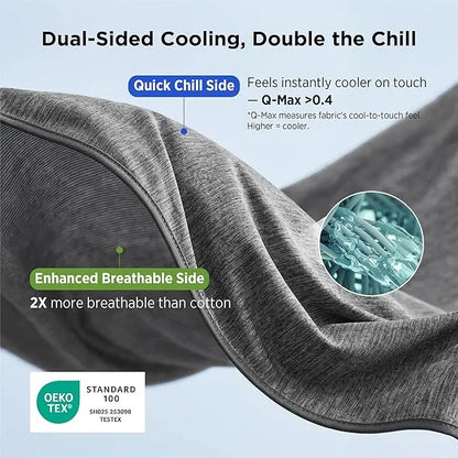 Cooling Blanket for Hot Sleepers- Lightweight Sheet,Breathable Oversized Reversible Design, Rayon Derived from Bamboo