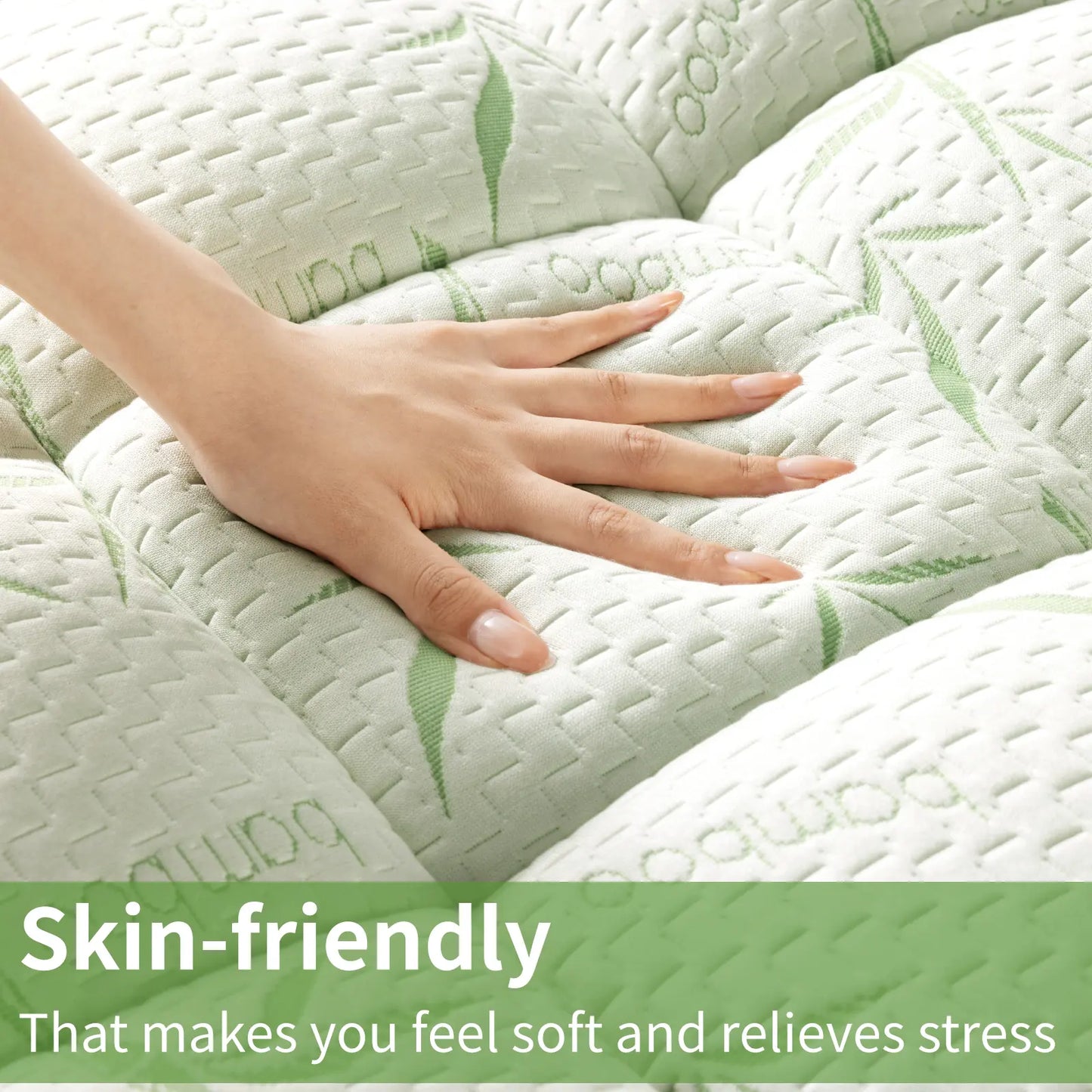 Extra Thick Mattress Topper, Bamboo Cooling Mattress Pad, Down Alternative Fill with 8-21" Deep Pocket